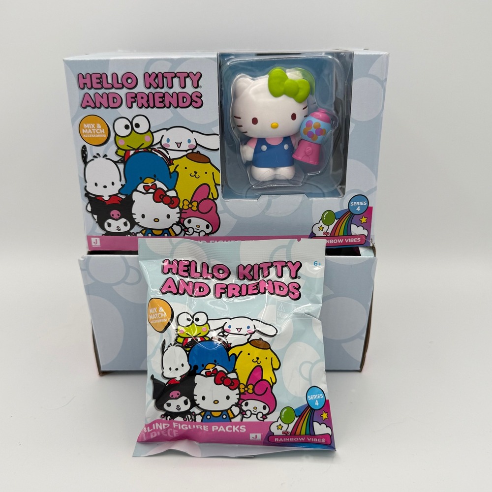 Hello Kitty And Friends Blind Figure Packs - Lot Of 11 Series 4 Display Box